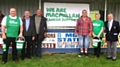 Dave Taylor and his partner along with some of the Mayfield greats of the past collect for Macmillan cancer support