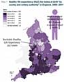 Healthy life expectancy for males