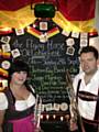 Oktoberfest - Lindsay Marson and Ben Wright from The Jager Maestros Oompah Band