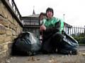 John Wantling picked litter up and tidied Manchester Old Road 