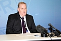 Detective Superintendent Peter Marsh speaking at a press conference about the police investigation into child sex abuse at Knowl View