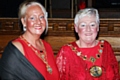 Mayoress Beverley Place and Mayor Carol Wardle