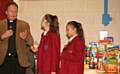 Beech House School celebrate harvest with the Vicar of Rochdale, the Reverend Mark Coleman 