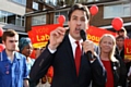 Ed Miliband addresses Labour supporters in Middleton