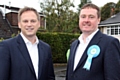 Grant Shapps with Iain Gartside