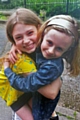 Sisters Jessica Kennerley and Ellicia Grace Baker who have EDS