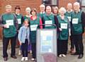 Ogden Baptist volunteers at the  opening of the Foodbank Emergency Centre