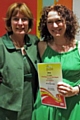 Gill Thomas with Jo Corbett from Jo Jingles Rochdale