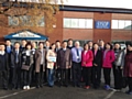 Delegation of Chinese information specialists with Stuart Sawle at SYSOP