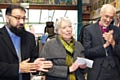 Imam Irfan Chishti, Chairwoman of Petrus, Lynda Robinson, Bishop of Manchester, David Walker