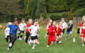 Beech House Upper Prep pupils competing in the Hipperholme cross country event