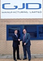 Mark Tibbenham of GJD Manufacturing with Graham Harper of Harper Chalice Group Limited 