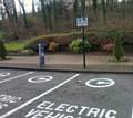 GMEV charging posts at the back of Rochdale Town Hall Car Park 