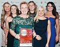 Waterside Dental Practice team with the Best Patient Care Award