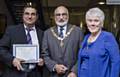 Dr Kouta with the deputy Mayor of Rochdale, Councillor Surinda Biant and Eileen Pickup