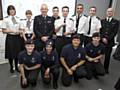 Special Constables and Cadets at the GMP Awards with Greater Manchester Police Chief Constable Sir Peter Fahy and Chief Inspector Umer Khan 