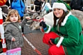 Madison Hallsworth meets a reindeer