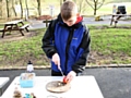 Big Garden Birdwatch - Charlies Holmes makes a bird feeder