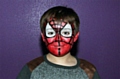 Middleton Arena fifth birthday - Aidan King with his face painted