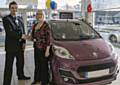 Lindsay Eavis spent £4 on raffle tickets and won a new Peugeot 107 Allure 