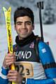 Private Summander Hussain has just competed in the Nordic (cross country) section of the Army skiing contest Exercise Pipedown