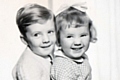 Brother and sister Eric Armitage and Bev Wrigley when they were children