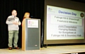 Janet Ellis with a presentation for hanging baskets