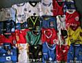 Just a few of the donated Football Shirts 