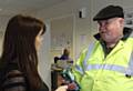 RBH Sustainability Co-ordinator, Ros Martin, gives advice to a local resident at the energy awareness event