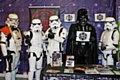 Darth Vader and his Storm Troopers at the Dale-Con sci-fi convention in the Wheatsheaf Shopping Centre