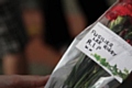 Flowers left by mourners at Middleton Memorial Gardens