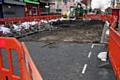 Improvement work at the top of Yorkshire Street 