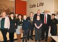 The Mayor of Rochdale, friends of Touchstones Rochdale and Pure Innovation’s staff celebrate the launch of Café Life at Touchstones Rochdale