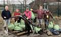 Milnrow and Newhey spring clean volunteers 
