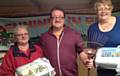 Councillor Andy Kelly along with Christine Williams and Irene Davidson from Milnrow Horticultural Society at the launch of Let’s Get Growing