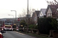 Fire crews tackle the fire at Laneside Walk, Milnrow