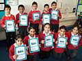 Year 4 children who took part in the mini water polo competition