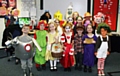 Pupils from Holy Trinity Primary School dress up for World Book Day 