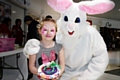 Amy meets the Easter Bunny at the Wheatsheaf Centre Kids Club