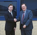 Mark Tibbenham, GJD Manufacturing Ltd and Graham Harper, Harper Chalice Group