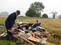 Farmers and landowners are often left to clear up fly-tipped rubbish

