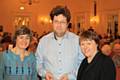 John Ireland, area chairman for Greater Manchester Ramblers picks up the Best Individual Achievement Award on behalf of Derek Clutterbuck from (left) Kate Ashbrook, president of the Ramblers and (right) Maria Eagle, Shadow Secretary of State for the Environment, Food and Rural Affairs