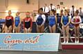 Olivia Lee (central in the photo
with the blue and white leotard on) 
