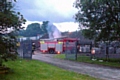 Industrial skip fire at Dunlop Mill site