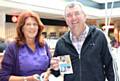 Tricia Hornby, Chief Executive of Rochdale Mind, with Tim O'Brien
