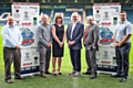 The executive board at Rochdale Hornets: Chairman Mark Wynn, Development Director Niel Wood, Finance Director Julie Bowmer, Club President Paul Ormerod, Marketing, PR & Matchday Experience Director Martin Ballard and Chief Executive Ryan Bradley 