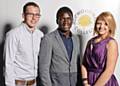 Stars of the night (left to right) Gold Star Award winner Andrew Roberts (20) from Walsden, Silver Star Award winner Jasper Kiragga (22) from Oldham  and Bronze Star Award winner Harriet Barker (18) from Rochdale