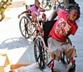 Wheelchairs arrive in Katima Mulilo and distributed to children