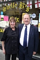 Shelly Buxton and Simon Danczuk outside ShellyB's Cafe on Drake Street