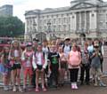 Pupils from St John with St Michael CE Primary outside Buckingham Palace